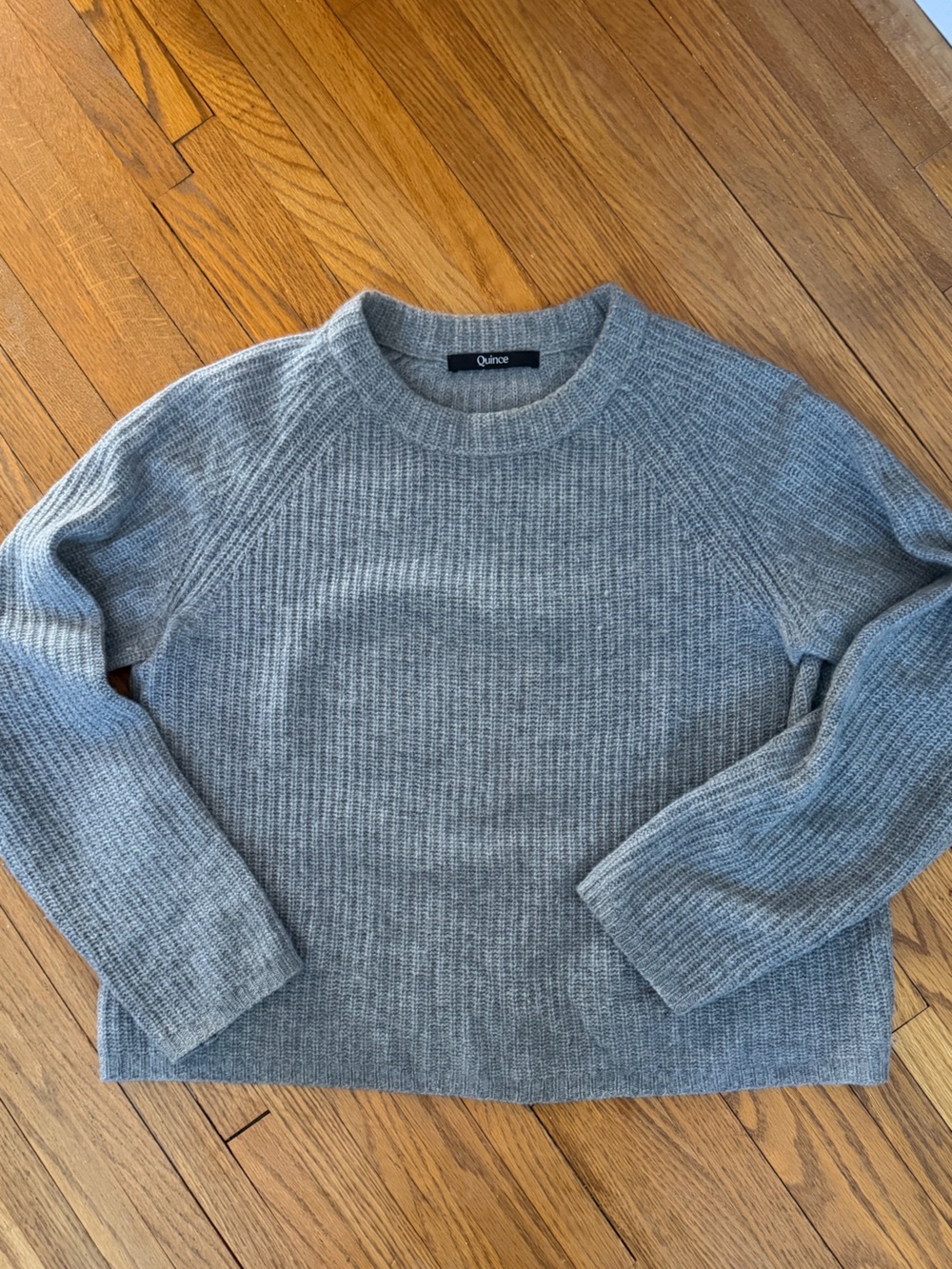 Quince cashmere fisherman crew